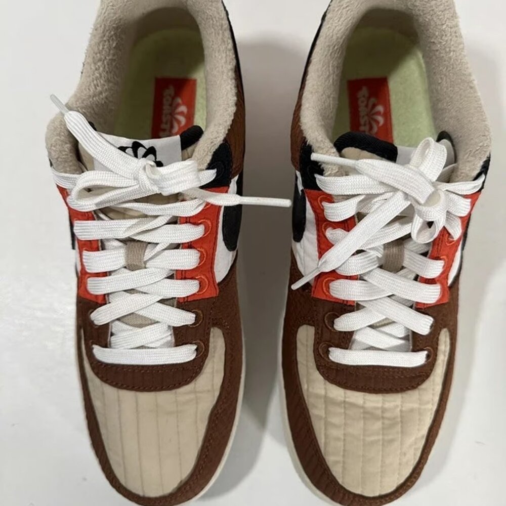 Women's Nike Air Force Toasty 1 07 Sneakers US Size 10 Uk 7.5 Fleece Lined - Picture 9 of 14